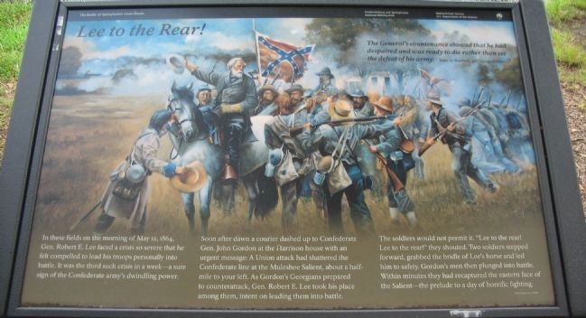 Lee to the Rear! Marker. Click for full size. Lee to the Rear! Marker image. Click for full size.