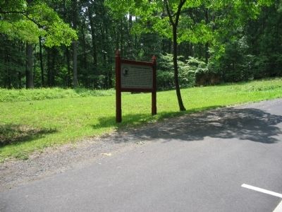 Spotsylvania Campaign Marker near Gordon's Division Line. Click for full size. Spotsylvania Campaign Marker near Gordon's Division Line image. Click for full size.