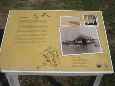 Boathouse Marker. Click for full size. Boathouse Marker image. Click for full size.