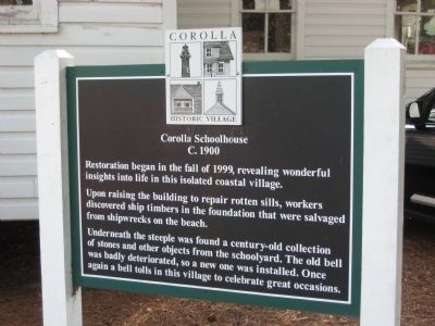 Corolla Schoolhouse Marker image. Click for full size.