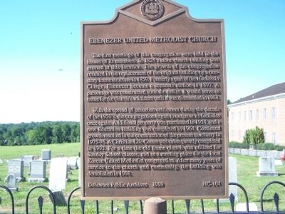 Ebenezer United Methodist Church Marker image. Click for full size.