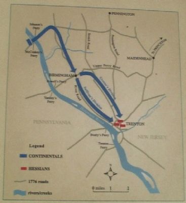 The route of Washingtons Army. Click for full size. The route of Washingtons Army image. Click for full size.