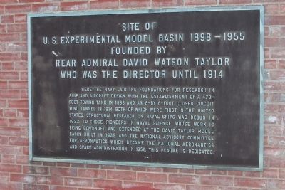 U.S. Experimental Model Basin Marker. Click for full size. U.S. Experimental Model Basin Marker image. Click for full size.