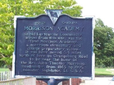 Morrison Academy Marker image. Click for full size.