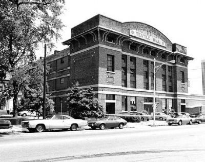 Textile Hall prior to demolition (date unknown) image. Click for full size.