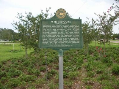 Whitehouse Marker, looking north image. Click for full size.