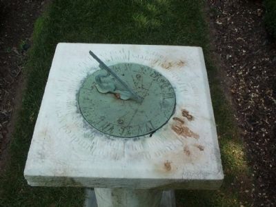 Colonial Revival Garden Sundial image. Click for full size.