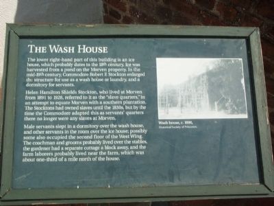 The Wash House Marker image. Click for full size.