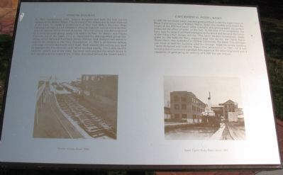 Marine Railway - Experimental Model Basin Marker. Click for full size. Marine Railway - Experimental Model Basin Marker image. Click for full size.