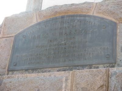 James W. Marshall Marker. Click for full size. James W. Marshall Marker image. Click for full size.