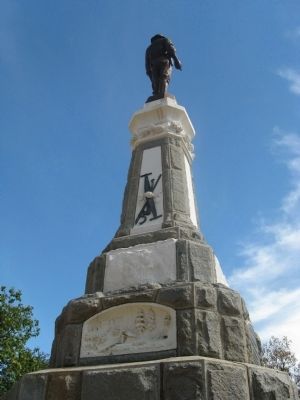 Back of the Marshall Monument image. Click for full size.