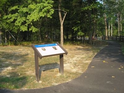 Marker in Redoubt Park image. Click for full size.