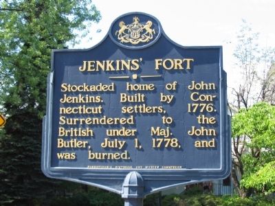 Jenkins' Fort Marker image. Click for full size.