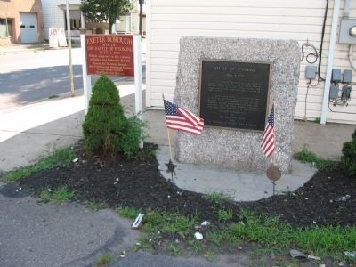Battle of Wyoming Marker and Sign image. Click for full size.