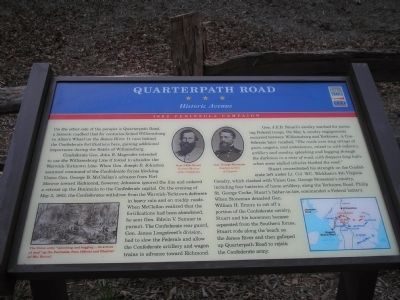 Quarterpath Road Marker image. Click for full size.