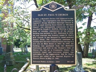 Old St. Paul's Church Marker image. Click for full size.