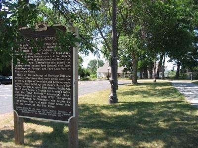 Heritage Hill State Park Marker. Click for full size. Heritage Hill State Park Marker image. Click for full size.