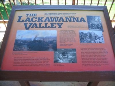 The Lackawanna Valley Marker image. Click for full size.