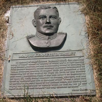 Major Kenneth D. Bailey Marker image. Click for full size.