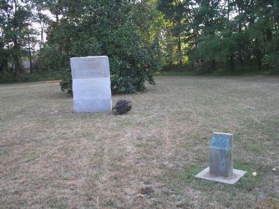 Fort Magruder Markers. Click for full size. Fort Magruder Markers image. Click for full size.