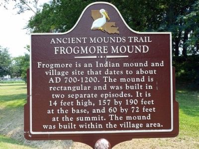 Frogmore Mound Marker. Click for full size. Frogmore Mound Marker image. Click for full size.