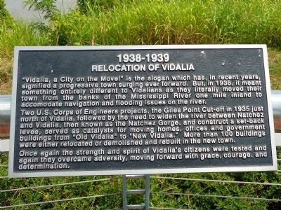 Relocation of Vidalia Marker image. Click for full size.