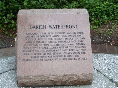 Darien Waterfront Marker image. Click for full size.