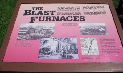 The Blast Furnaces Marker image. Click for full size.