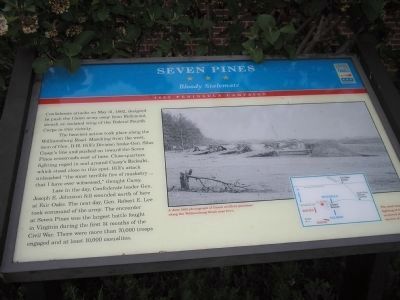 Seven Pines Marker image. Click for full size.