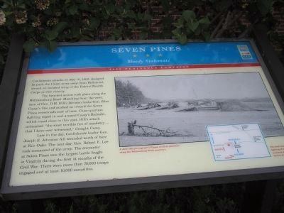 Seven Pines Marker. Click for full size. Seven Pines Marker image. Click for full size.
