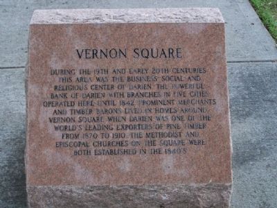 Vernon Square Marker. Click for full size. Vernon Square Marker image. Click for full size.