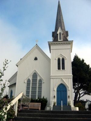 Mendocino Presbyterian Church. Click for full size. Mendocino Presbyterian Church image. Click for full size.