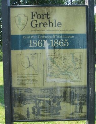 Fort Greble Marker image. Click for full size.