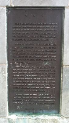 Historic Portico Preservation and Rebuilding Marker image. Click for full size.