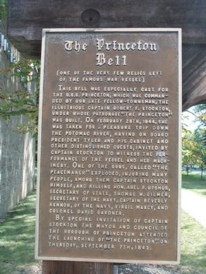 The Princeton Bell Marker image. Click for full size.
