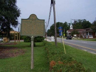 Sherman at Pooler Marker looking west US 80 image. Click for full size.