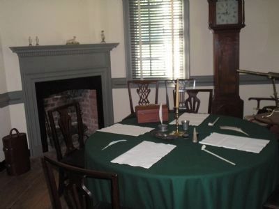 Moore House Front Parlor. Click for full size. Moore House Front Parlor image. Click for full size.