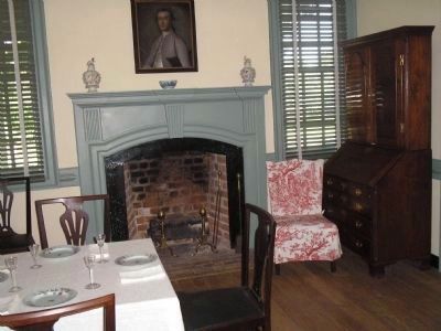 Moore House Dining Room. Click for full size. Moore House Dining Room image. Click for full size.