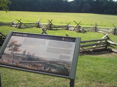 Marker on the Yorktown Battlefield. Click for full size. Marker on the Yorktown Battlefield image. Click for full size.