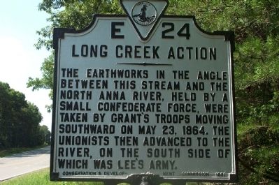 Long Creek Action Marker image. Click for full size.