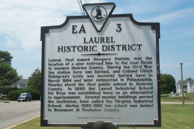 Laurel Historic District Marker image. Click for full size.