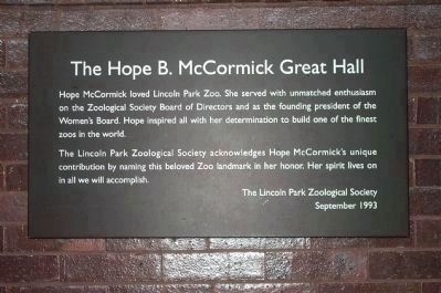 The Hope B. McCormick Great Hall image. Click for full size.