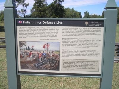 British Inner Defense Line Marker. Click for full size. British Inner Defense Line Marker image. Click for full size.