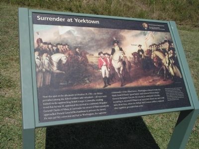 Surrender at Yorktown Marker image. Click for full size.