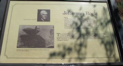 Jefferson Rock Marker image. Click for full size.