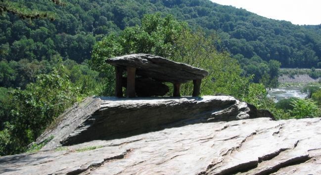 Jefferson Rock. Click for full size. Jefferson Rock image. Click for full size.
