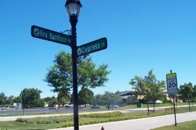 Rev Morrison Blvd street sign. Click for full size. Rev Morrison Blvd street sign image. Click for full size.
