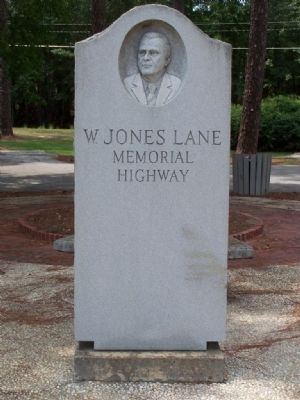 W. Jones Lane Highway Marker image. Click for full size.