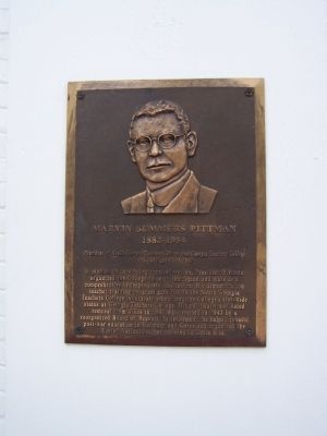 Marvin Summers Pittman Marker. Click for full size. Marvin Summers Pittman Marker image. Click for full size.