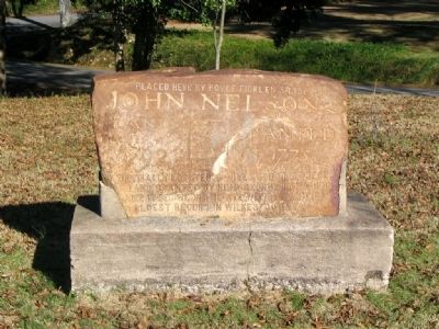 The John Nelson Stone in Fort Washington Park image. Click for full size.